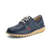 Kickers Kick Lo Shoes | Extra Comfortable | Added Durability | Premium Quality, Zapatos Planos Mary Jane Unisex Adulto, Navy, 39 EU