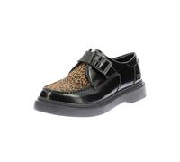 Kickers Kick Orchid, Oxford Plano Mujer, Negro Camel Leo, 37 EU