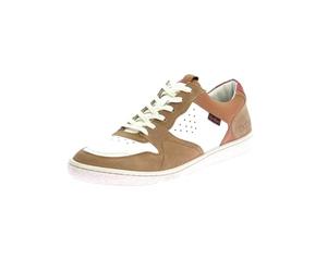 Kickers Kick Sackers, Zapatillas Hombre, Camel Blanco Rompecabezas Rojo, 40 EU