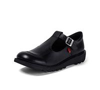 Kickers Kick T, Merceditas Mujer, Negro (Black Black), 37 EU