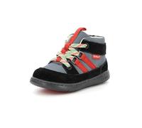 KICKERS KICKBUBBLO, Botas Cortas al Tobillo Unisex niños, Noir Rouge, 20 EU