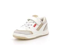 Kickers Kouic, Zapatillas Unisex niños, Blanco Plata Oro, 31 EU