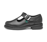 Kickers Lach T-Bar, Mary Janes para Niñas ,Negro (Black) , 37 EU ( 4 UK )