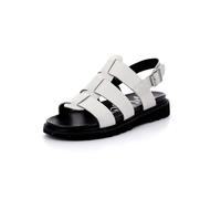 Kickers Neosinead, Sandalias Planas Mujer, Blanco, 39 EU
