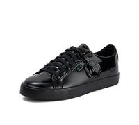 Kickers Patente Vegana Tovni Lacer, Zapatos de Vestir par Uniforme Mujer, Black, 39 EU