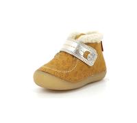 Kickers So Schuss, Oxford Plano Bebé-Niñas, Amarillo Oro Fantasía, 22 EU