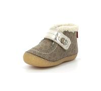 Kickers So Schuss, Oxford Plano Niñas, Gris Pardo Oro fantasía, 21 EU
