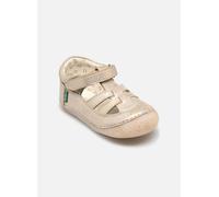 KICKERS SUSHY, Zapatos Planos Mary Jane Unisex niños, Beige Champagne, 24 EU