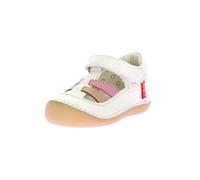 Kickers Sushy, Zapatos Planos Mary Jane Unisex niños, Blanco, 18 EU