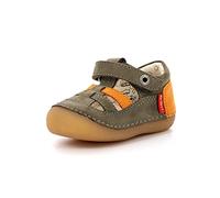 KICKERS SUSHY, Zapatos Planos Mary Jane Unisex niños, Kaki Orange, 25 EU