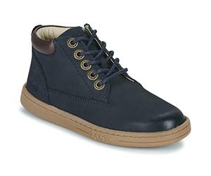Kickers Tackland, Botas y Botines Unisex Niño, azul marino, 26 EU