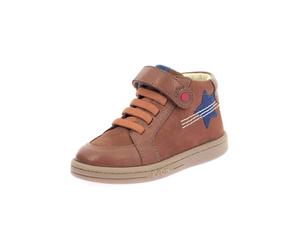 Kickers Tackstari, Botas Cortas al Tobillo Unisex niños, Camel Estrella, 25 EU