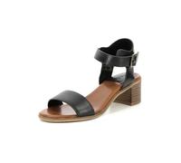 Kickers - Volou, Sandalias de Punta Descubierta Mujer, Negro (Noir 82), 37 EU