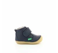 KICKERS Zapatos primeros pasos con velcro Sabio. Color azul marino