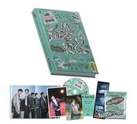 KickFlip - My First Kick The 4th Mini Album (My First Trip Ver.) Photobook + CD-R + Film Strip + Lenticular Card + Sticker Pack + 4 Extra Photocards Official K-POP Sealed Album