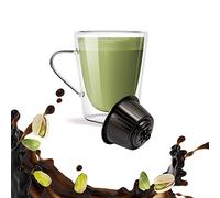 KICKKICK® 32 Cápsulas de pistacho compatibles con Nescafe Dolce Gusto - Soluble en cápsulas