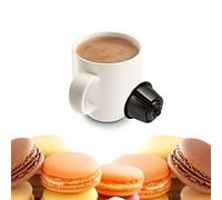 KICKKICK 32 Cápsulas Macaron de almendra compatibles con Nescafé Dolce Gusto - Bebida soluble en monodosis