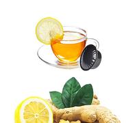 KICKKICK 50 Cápsulas Té de hierbas de jengibre y limón compatibles con Lavazza A Modo Mio - Infusión en cápsulas
