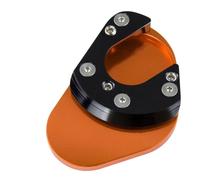 Kickstand Ampliar placa soporte lateral para motocicleta almohadilla de extensión para Husqvarna 701 SM para Enduro(Black Orange)