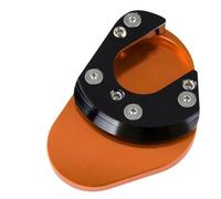 Kickstand Ampliar placa soporte lateral para motocicleta almohadilla de extensión para Husqvarna 701 SM para Enduro(Black Orange)