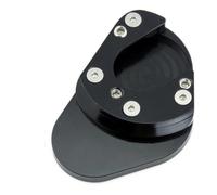 Kickstand Ampliar placa soporte lateral para motocicleta almohadilla de extensión para Husqvarna 701 SM para Enduro(Black Black)