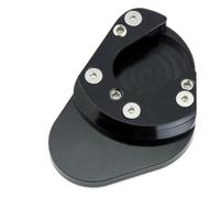 Kickstand Ampliar placa soporte lateral para motocicleta almohadilla de extensión para Husqvarna 701 SM para Enduro(Black Black)