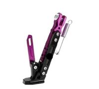 Kickstand Soporte de pie para Motocicleta, Soporte Lateral Ajustable para vehículo eléctrico, aleación Aluminio Modificado