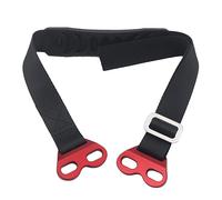 Kickstands Jiffy Stands - Correa de tracción de rescate compatible con CRF YZ KX EXC SX Road Motocross Enduro (parte delantera roja)