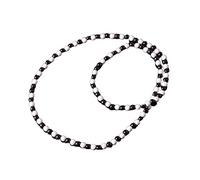 Kicomvi Collar de cuentas de madera natural de 8 mm con cuentas de madera gruesa, hecho a mano, cadena de madera africana para mujeres y hombres, Madera, madera