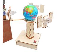 Kid Building Crafts Kits - Wood 9-32.3cm | Satellite Model Maker Hand Craft Construction Set | DIY Project Toys For Children Teenagers Girls Boys Educational Stem Play