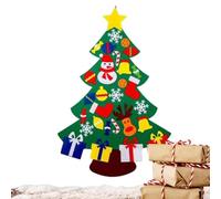 Kid Felt Christmas Tree, Girls Wall Art Decor, Felt Christmas Wall Decor, String Light Tree, Children's Room Decoration, Felt Holiday Tree, Bedroom Christmas Decor, for Children's Rooms, Dormitories