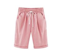 Kid Girl'S Linen Trousers Summer Casual Capri Pants School Trouser Plain Baggy Straight Wide Leg Pants Unisex Boys Girls Cropped Sweatpants Drawstring High Waist Jogging Bottoms