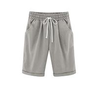 Kid Girl'S Linen Trousers Summer Casual Capri Pants School Trouser Plain Baggy Straight Wide Leg Pants Unisex Boys Girls Cropped Sweatpants Drawstring High Waist Jogging Bottoms