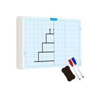 Kid Grid Symmetrical Drawing Toy, Grid Pattern Tracing Board for Kids, STEM Art Activity Tool for Kindergarten, Schools, Daycare Centers, Painting Trainer, 14x10cm