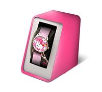 Kid Licensing- Reloj ANALOGICO Grabado DIAL C&A Hello Kitty Aprendizaje, Color (Multicolor) (HK50028)