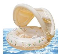 Kid Pool Float, Strong Swimming Ring, 21.65x20.47 Inches Tube with Safety Build, Portable Water Seat, Buoyant Raft with Colorful Style, Bath Play Toy for Beach and Travel