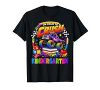 Kid Ready To Crush Kindergarten Monster Truck Back To School Camiseta