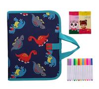 Kid Scribble Book | Fun Erasable Painting Pad With 12 Markers | Erasable Drawing Board | for Kid Boys Girls Children Birthday Classroom Home New Year Preschool Travel Restaurant Park Zoo Beach