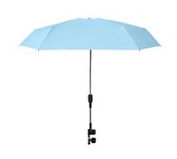 Kid Stroller Parasol - Adjustable Clip On Stroller Umbrella, Pushchair Weather Shade Cover, UV Blocking Outdoor Canopy, Portable Carriage Sun Protector | For Pushchair Pram Strollers Beach Chair