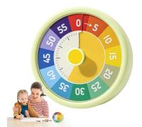 Kid Timer Visual Countdown | Rainbow Timer For Kids | Digital Clock Alarm 60 Minute Schedule Watch For Potty Homeschool Gym Teacher Workout Kitchen Brushing Management