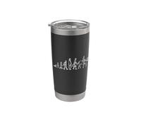 Kid to Horse Rider Evolution Caballeriza Vaso térmico de acero inoxidable de doble pared