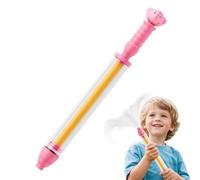 Kid Water Soaker, Water Sprayer, Portable Pull out Structure, Outdoor Interactive Toy for Beach, Park, Backyard Fun, Family Gathering, 20.87x1.97x2.17 Inches, Blue, Gray, Pink