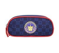 KID'ABORD La Pluma Dorada - 1 Estuche de 2 compartimentos - Colección Mario Kart - Tamaño 23 x 11 x 7 cm, azul, estuche para niños