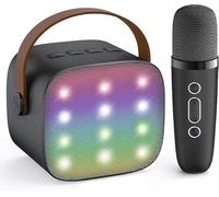Kidara SingStar - Altavoz de karaoke y micrófono inalámbrico para niños pequeños, Bluetooth, portátil, para niñas y niños, regalo perfecto de cumpleaños a partir de 4, 5, 6, 7, 8, 9, 10 años en