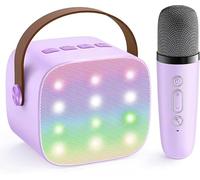 Kidara SingStar - Altavoz de karaoke y micrófono inalámbrico para niños pequeños, Bluetooth, portátil, para niñas y niños, regalo perfecto de cumpleaños a partir de 4, 5, 6, 7, 8, 9, 10 años en