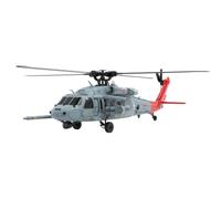 Kidaromo Helicóptero F09-H SH60 H-AWK RC, 1:47 2.4GHz 8CH Helicóptero de control remoto para exteriores con motor dual sin escobillas, GPS y vuelo de acrobacias 3D/6G, avión RC de conducción directa