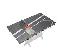 Kidaromo Modelo de cubierta de portaaviones clase Nimitz 1/72, módulo A2 con catapulta 3 y placa deflectora de explosión, base de diorama de resina con soporte acrílico, cubierta de vuelo modular para