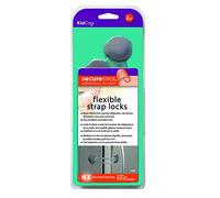 KidCo - 2 cierres flexibles para correa, color gris