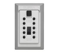 Kidde AccessPoint 001170 - Sistema de cerradura con botón de presión de combinación de seguridad, 2 llaves, color gris titanio, 001408