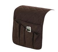 KiddiBubzi Bolsa Impermeable for reposabrazos de sofá, Organizador for Colgar Libros con Control Remoto(Coffee)